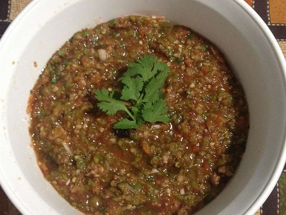 Smoky FourPepper Salsa