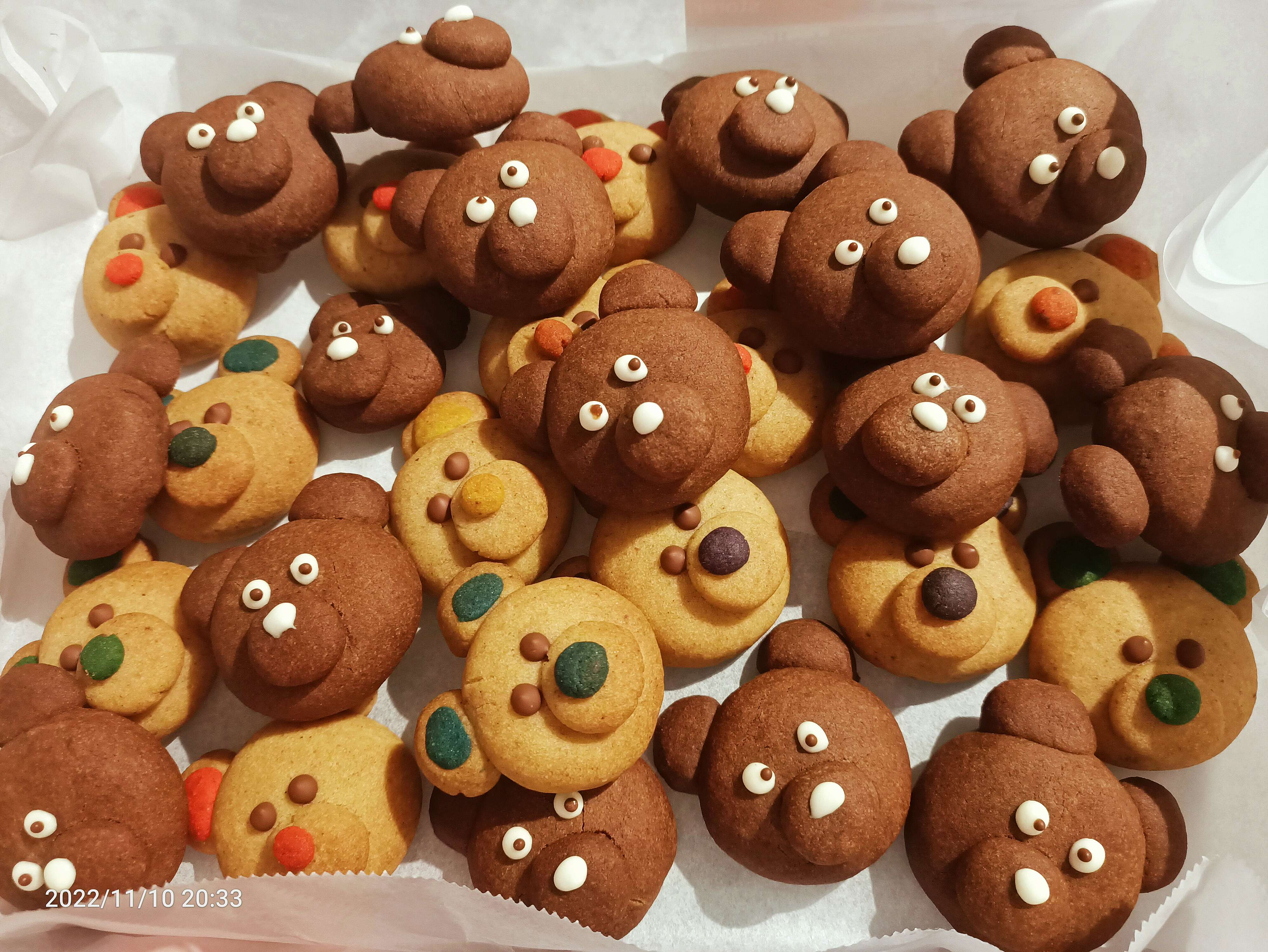 Brown ButterMaple Shortbread Bear Cookies