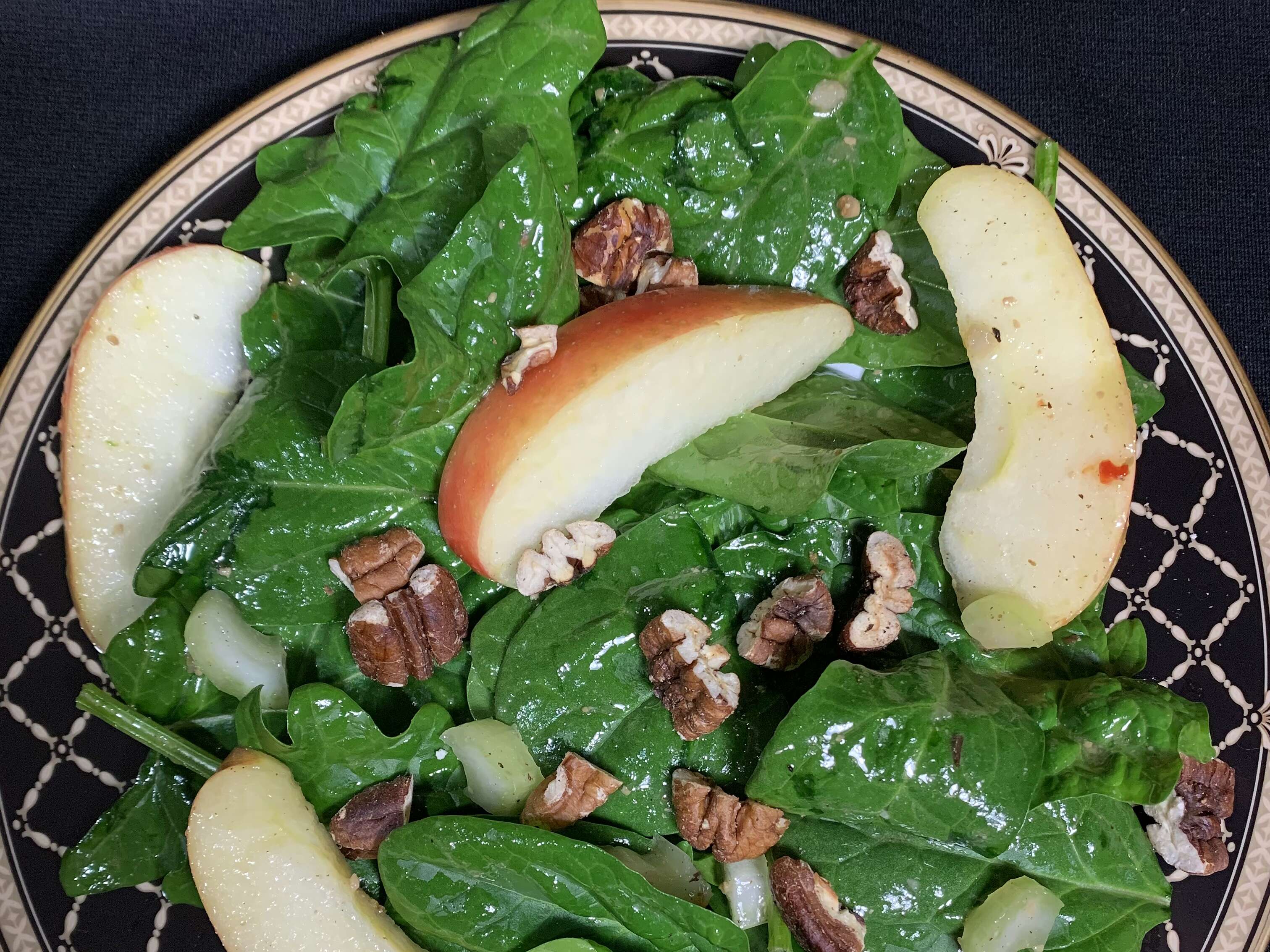 Apple Spinach Salad