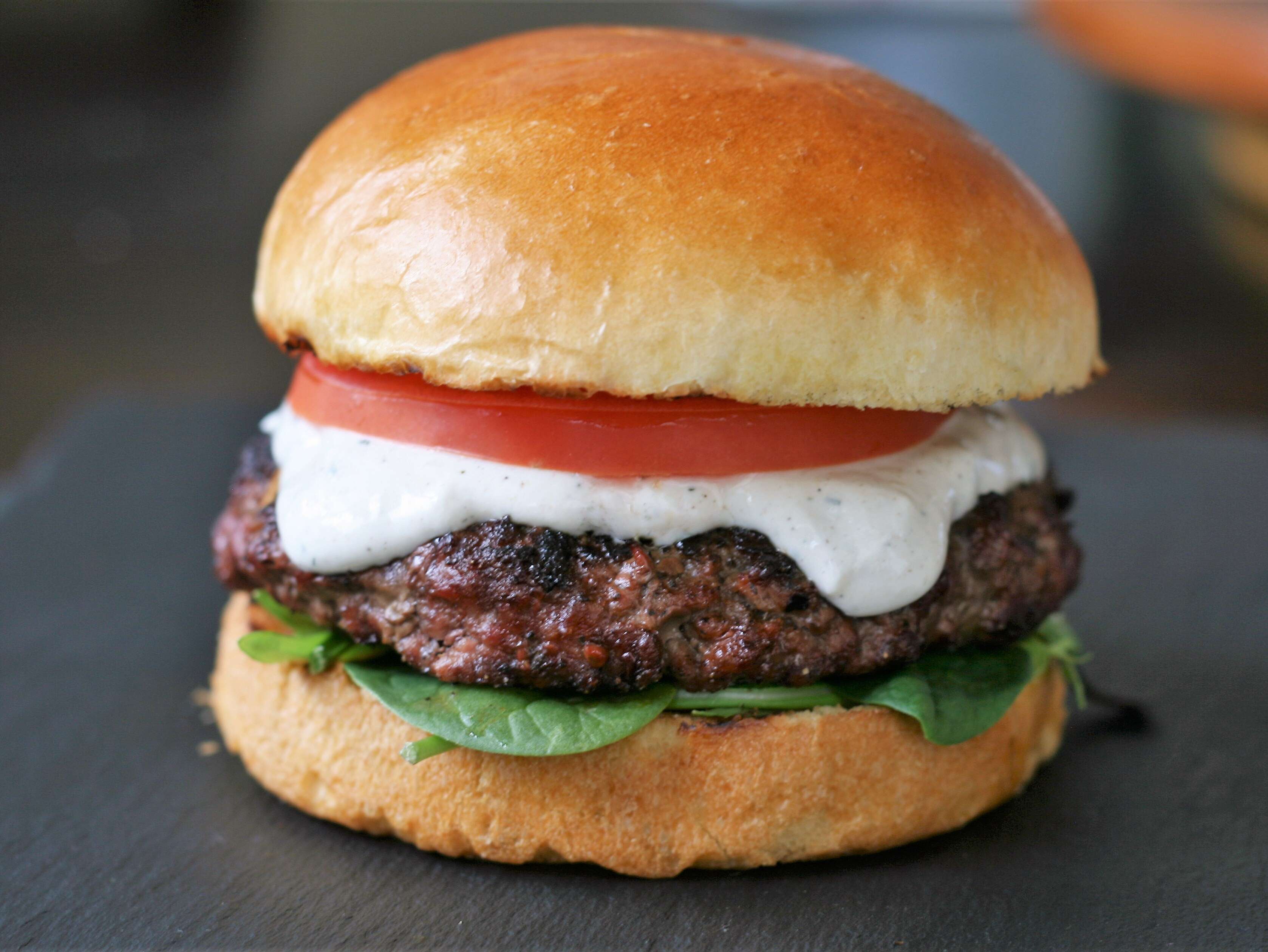 FetaStuffed Hamburgers