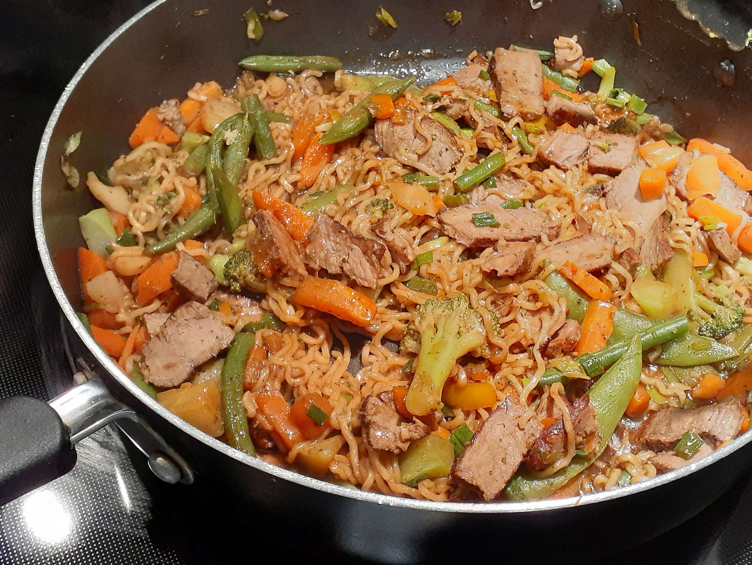 Asian Ground Beef Noodle Bowls