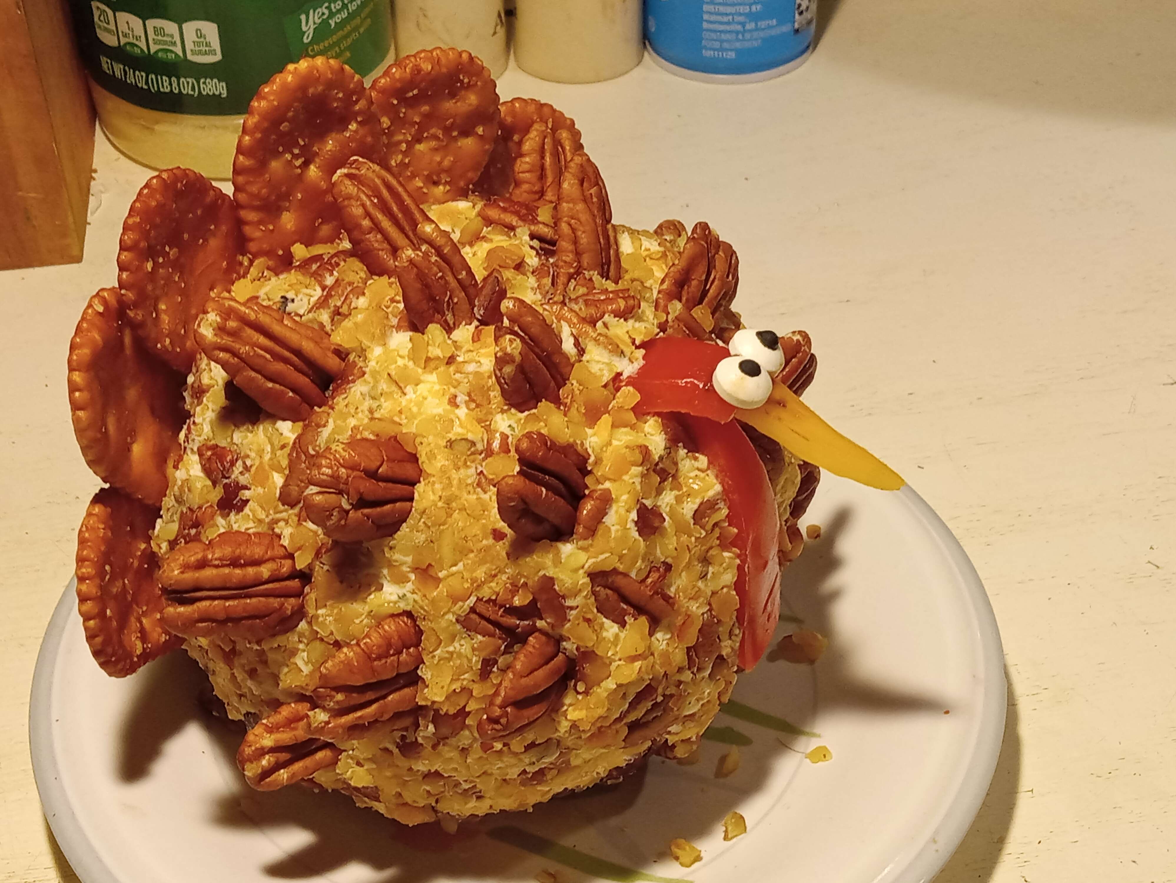 Turkey Cheese Ball for Thanksgiving
