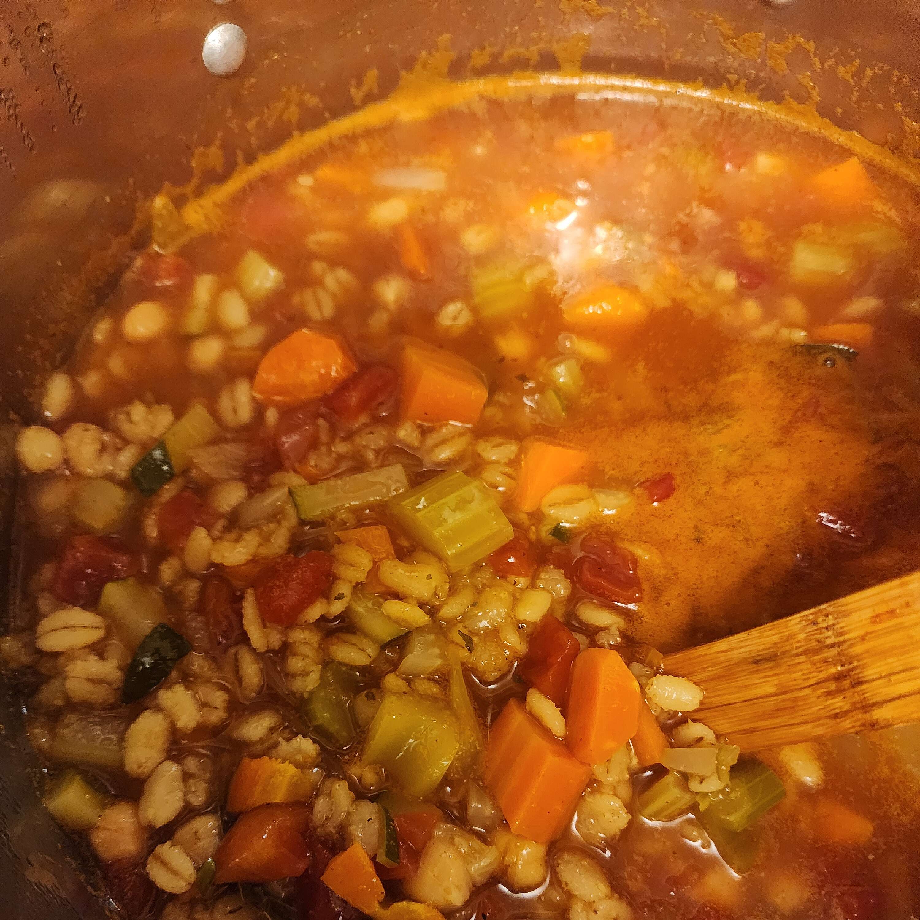 Beaker39s Vegetable Barley Soup