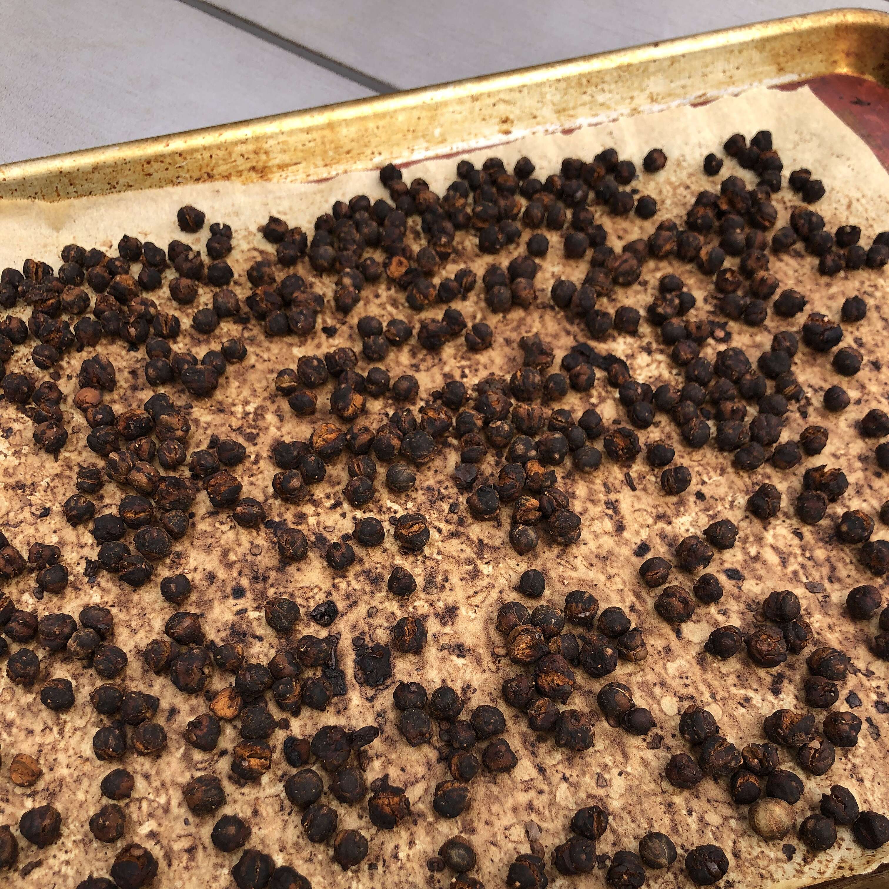 Perfectly Dry Roasted Chickpeas
