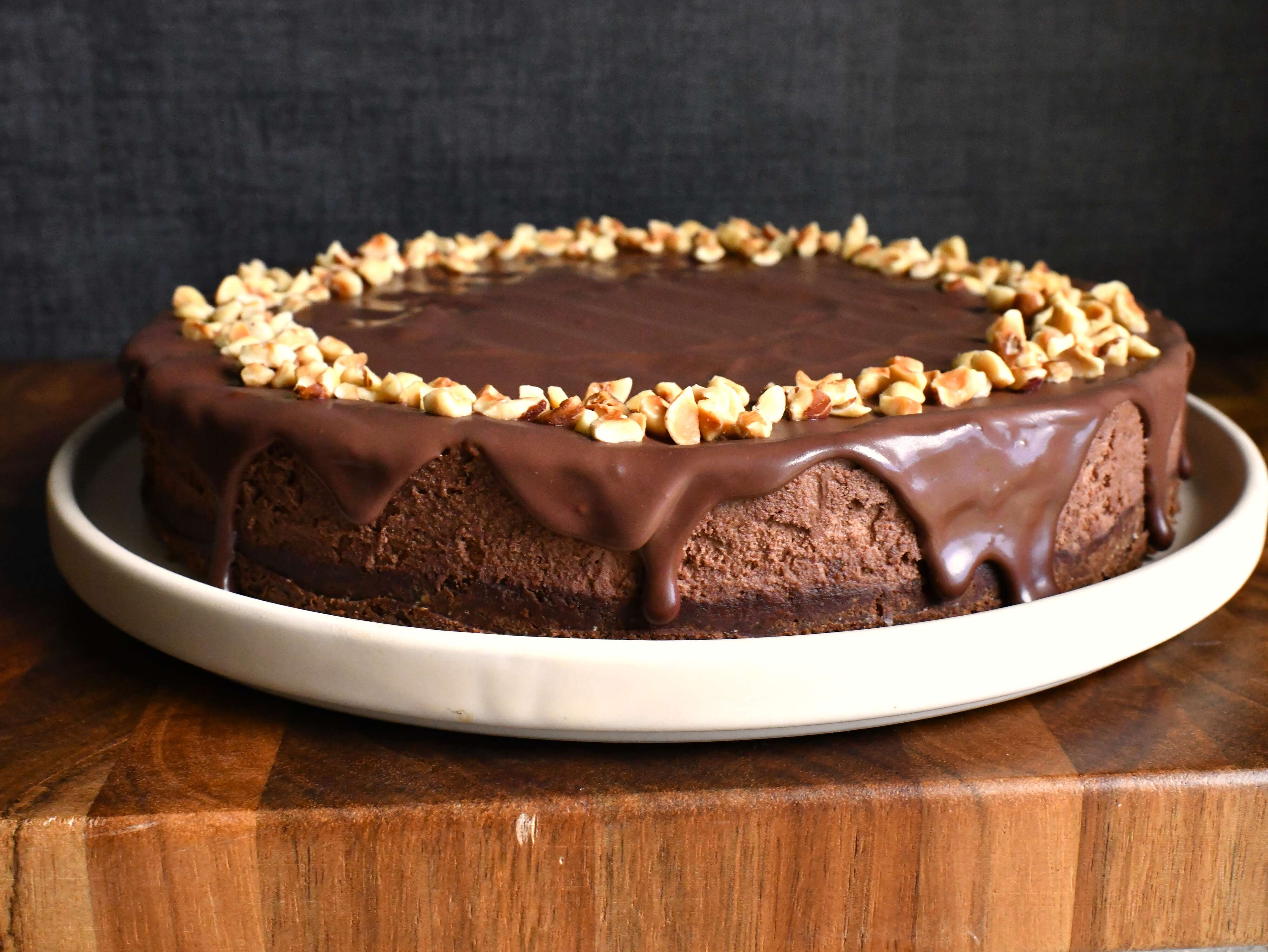 ChocolateGlazed Hazelnut Mousse Cake