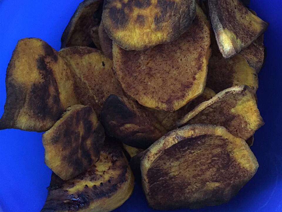 Cinnamon Sweet Potato Chips