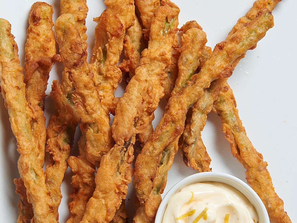 Fried Asparagus Sticks