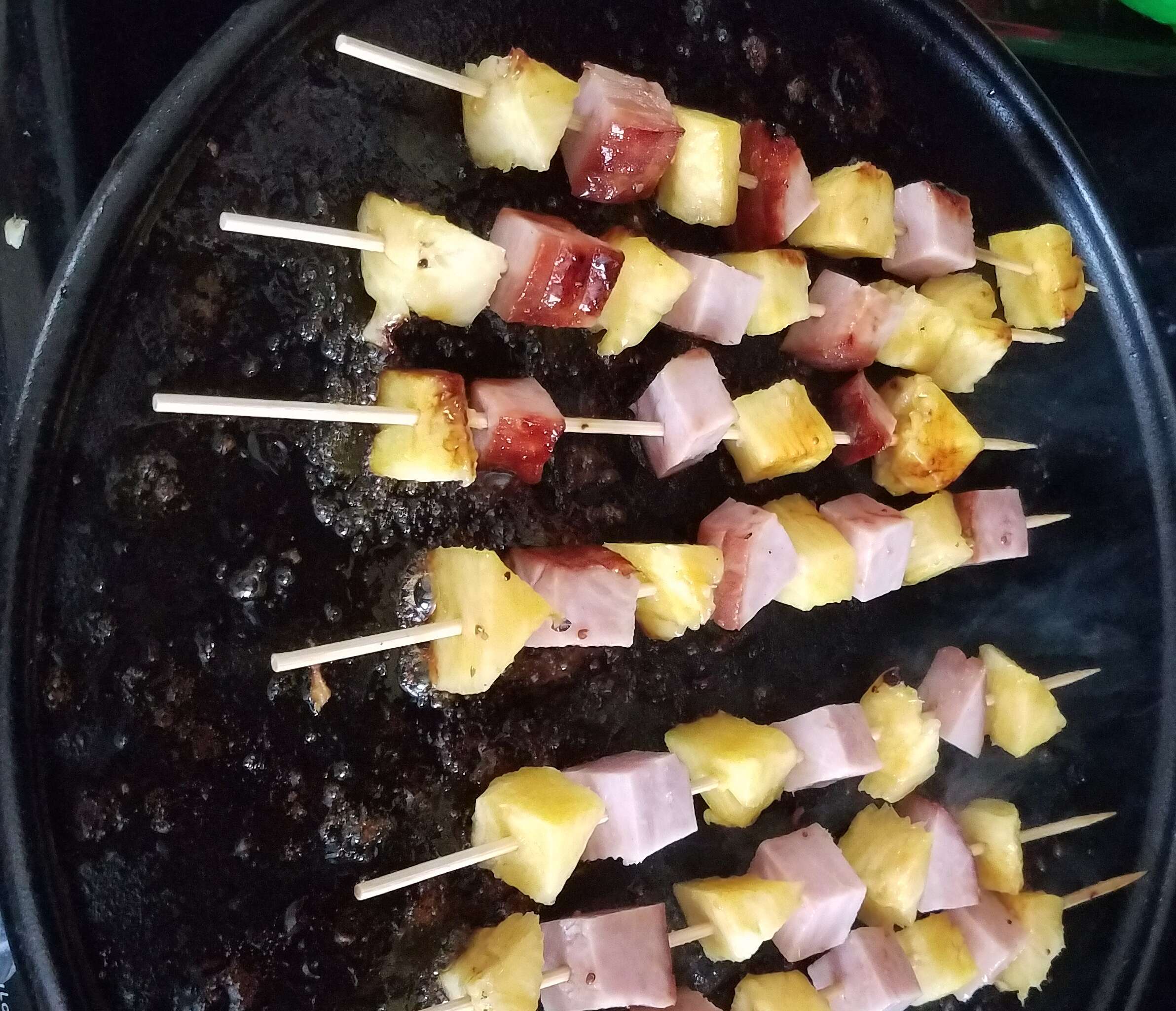 Ham and Pineapple Kabobs