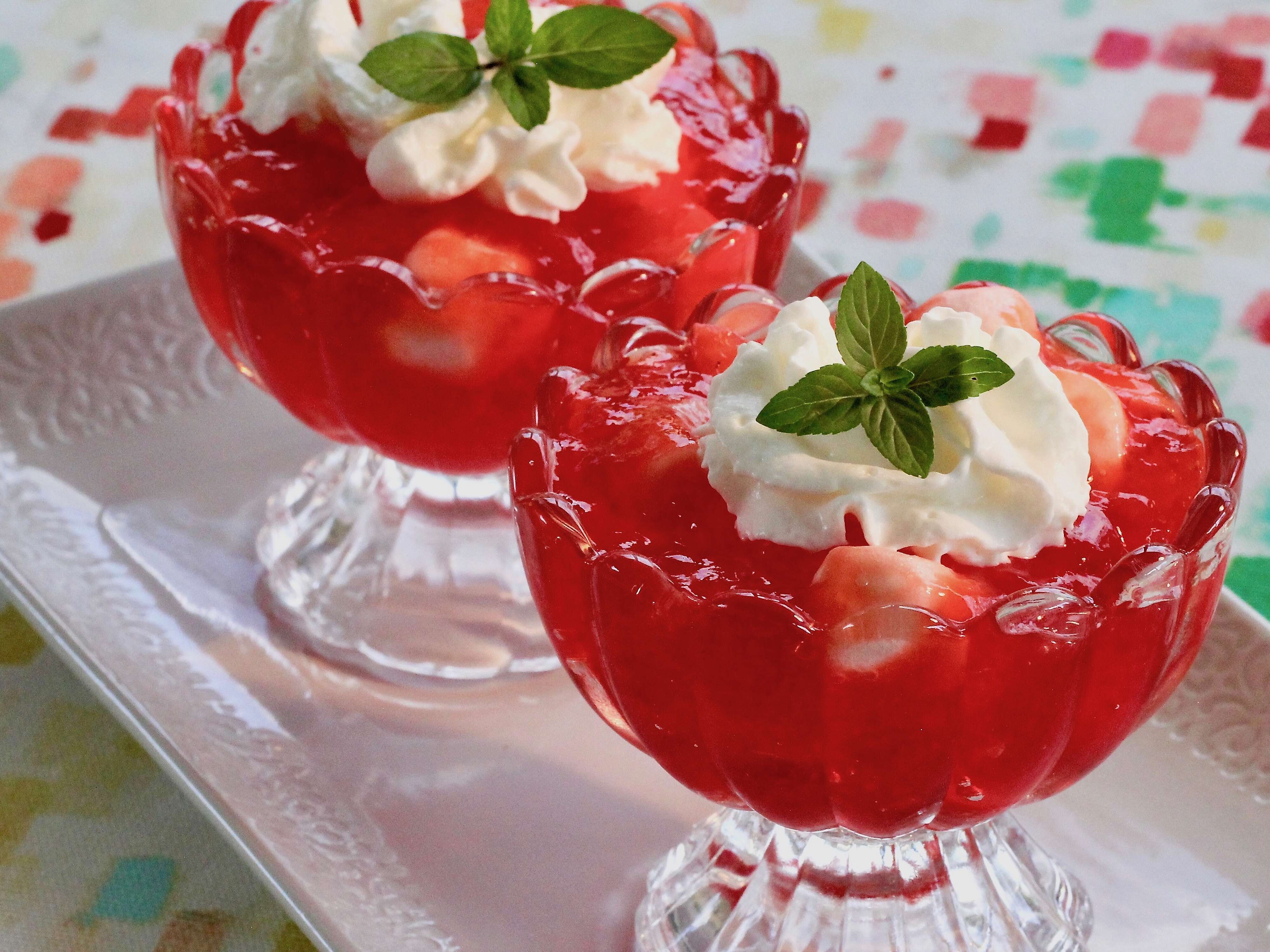 Strawberry Lemonade Marshmallow JellO