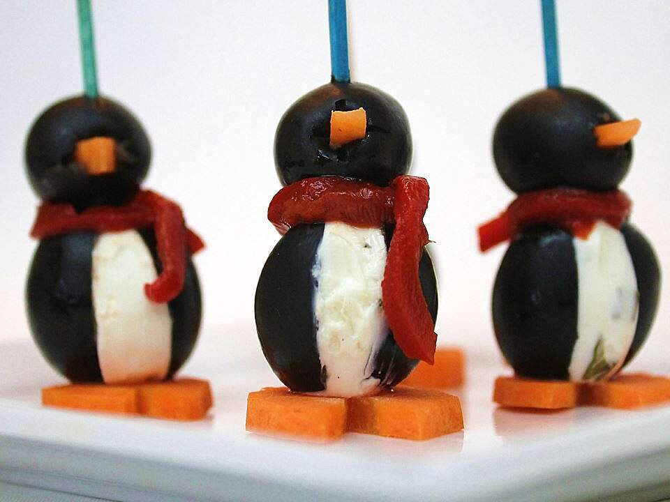 Cream Cheese Penguins