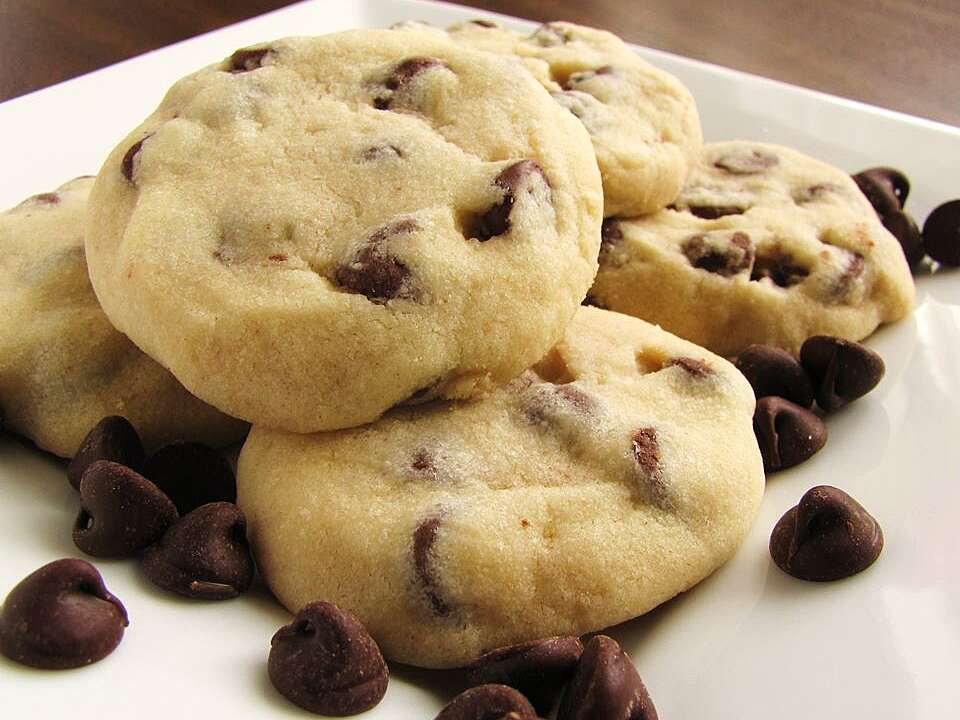 Chocolate Chip Shortbread Cookies