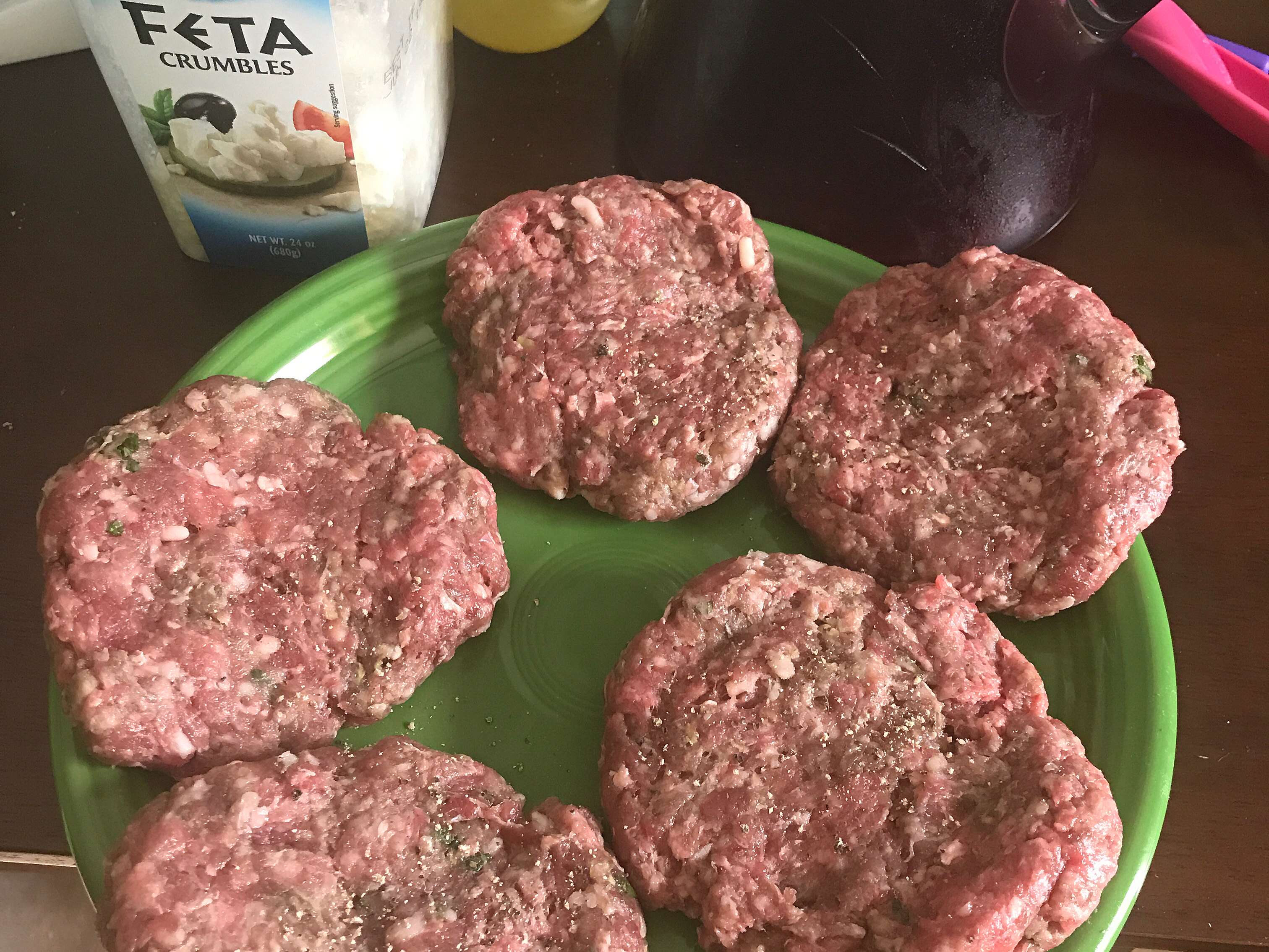 Mediterranean Lamb Burgers