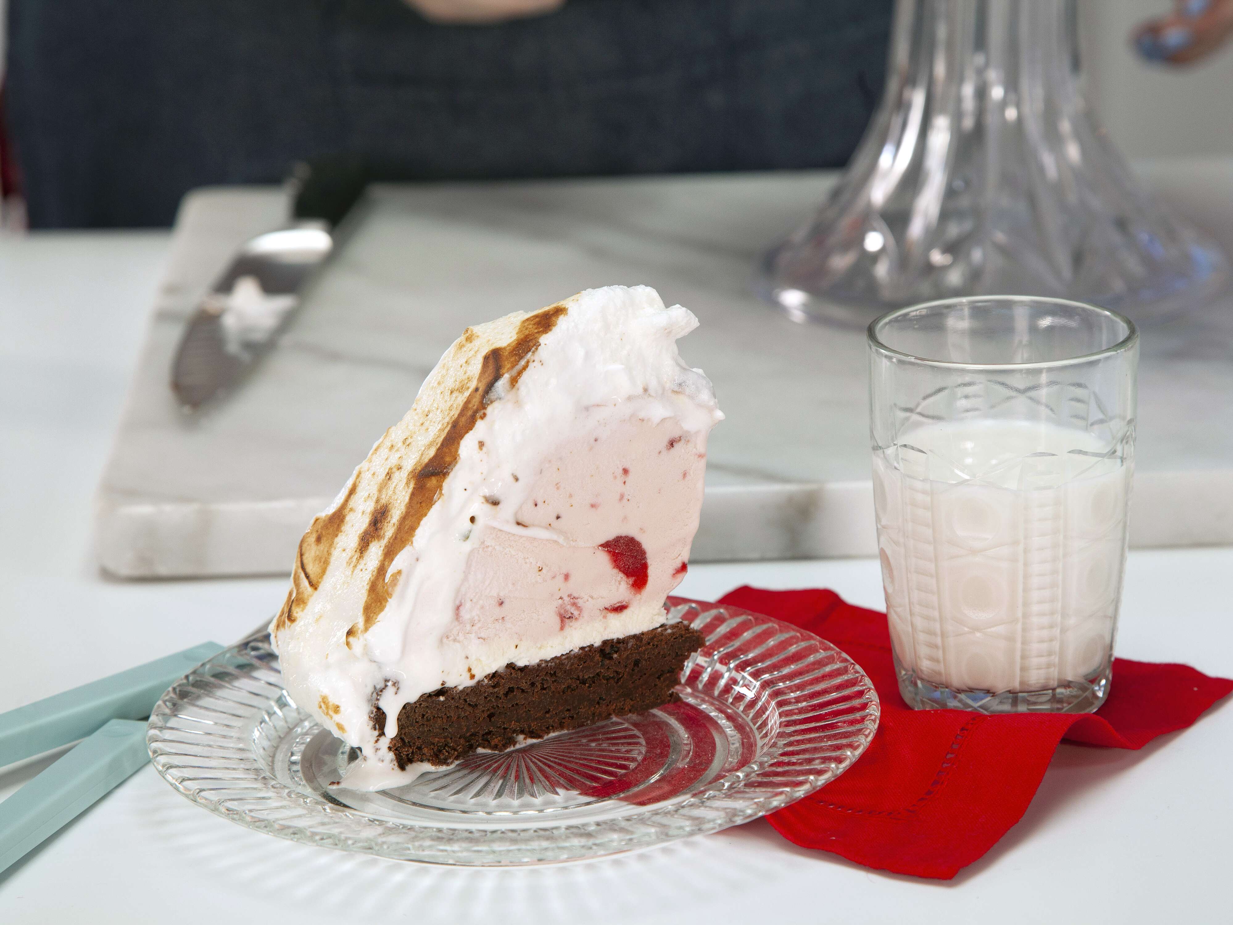 Brownie Baked Alaska