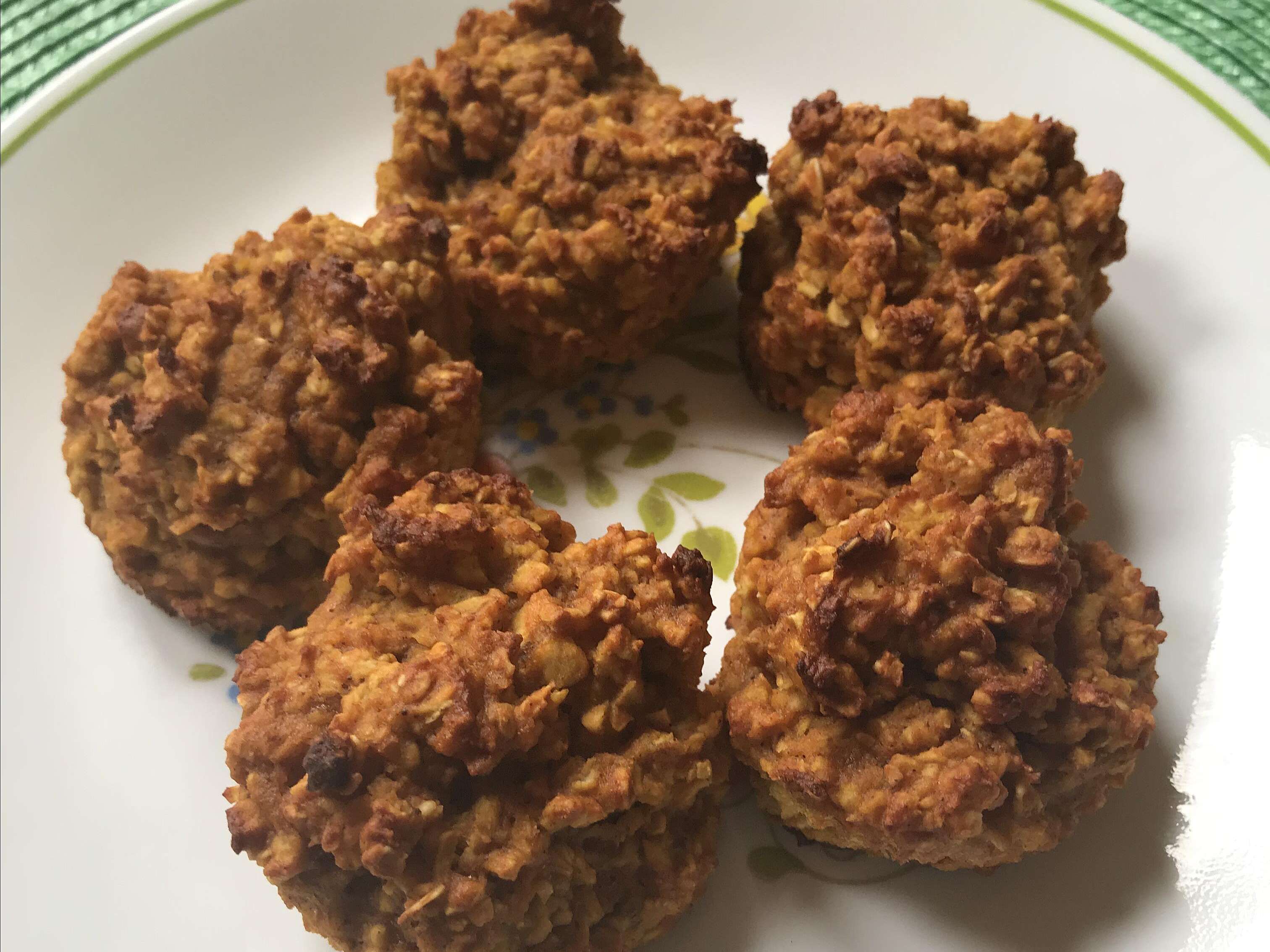 Flourless Spiced Pumpkin Muffin Bites