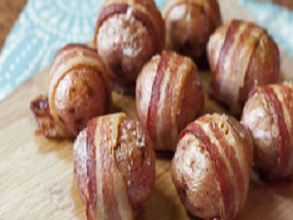 Bacon Wrapped New Potatoes
