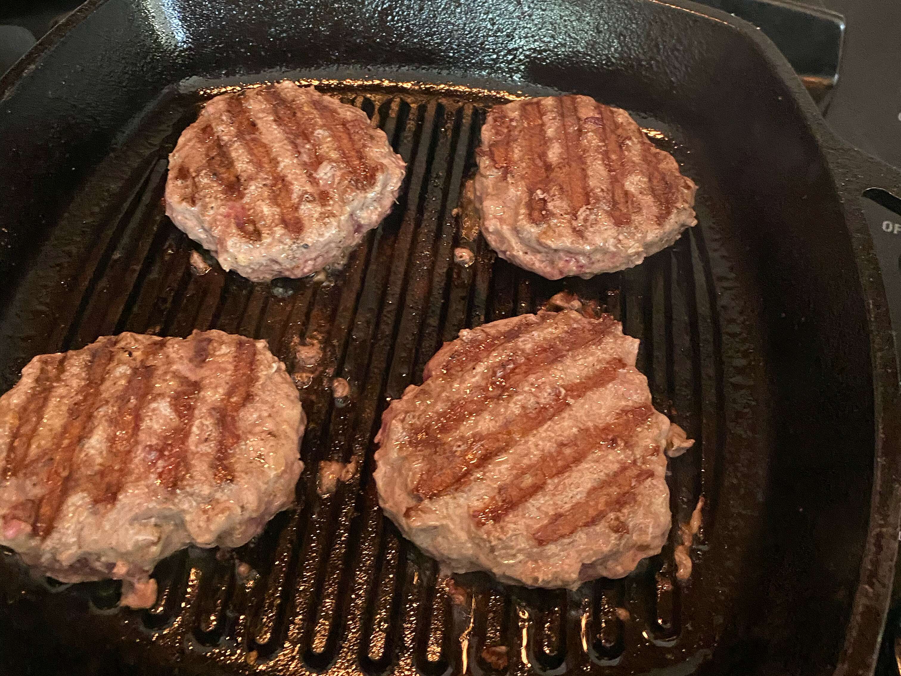 Grilled Lamb Burgers