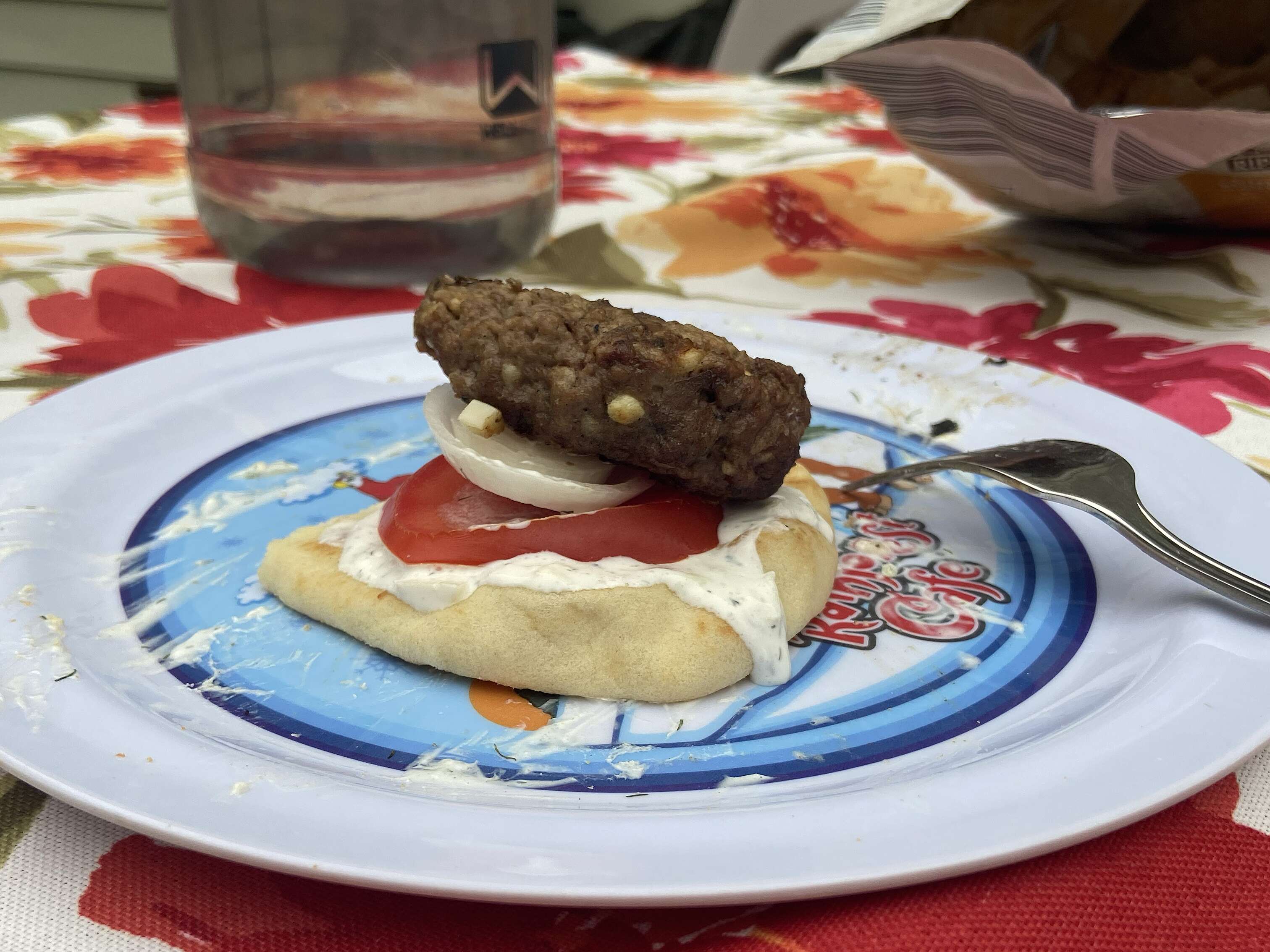 Greek Lamb Feta Burgers With Cucumber Sauce