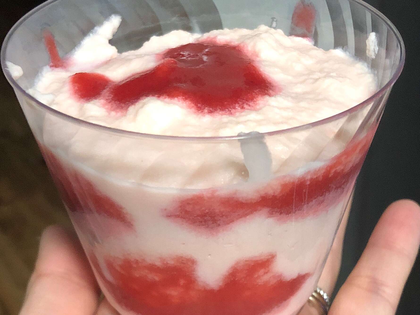 Raspberry White Chocolate Mousse