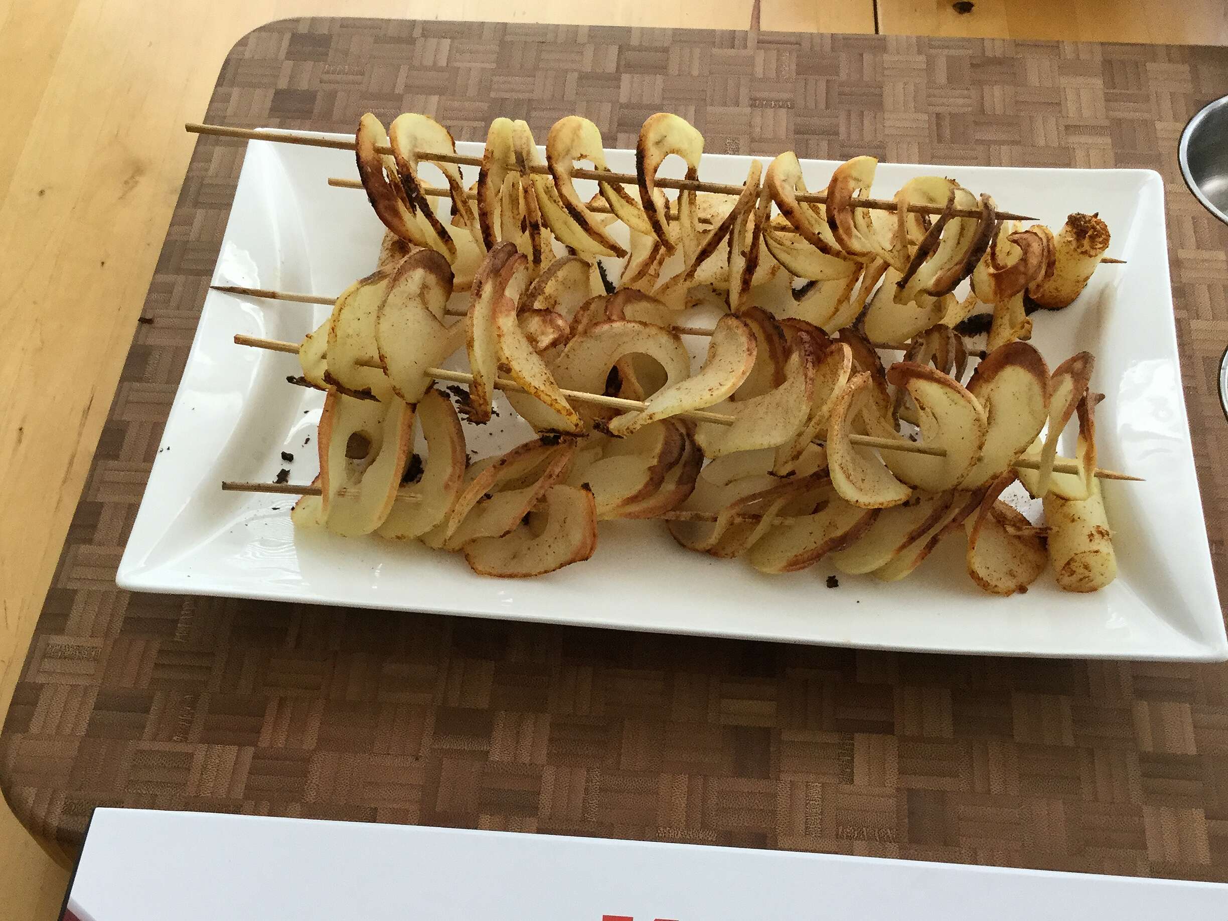 Baked Mexican Chips on a Stick
