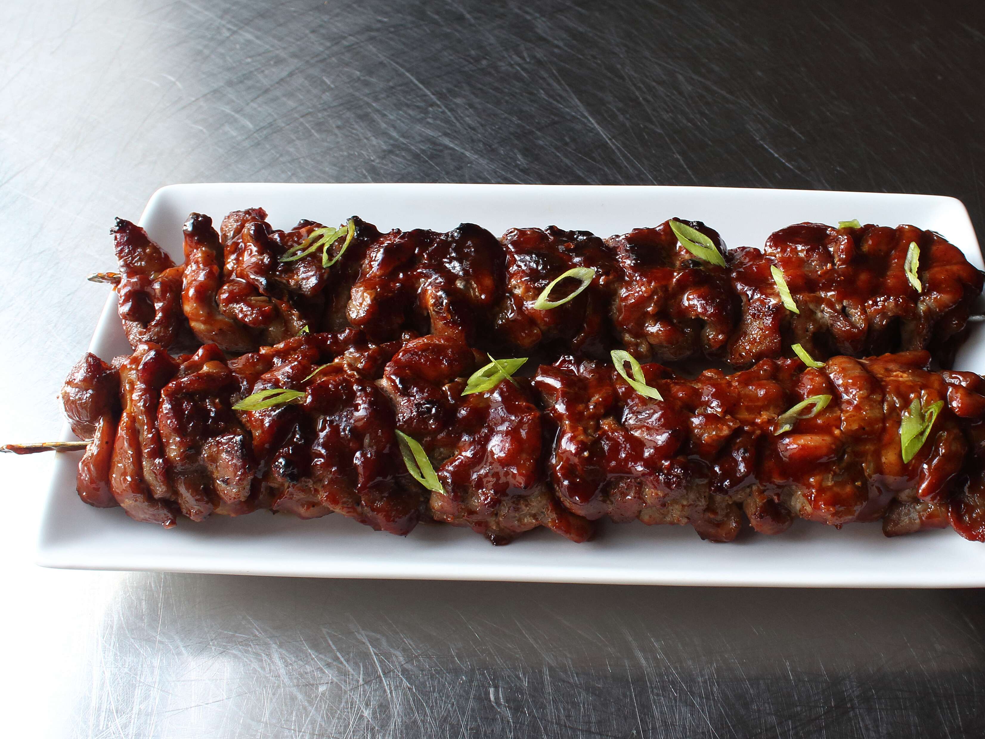 Barbecued Pork Skewers