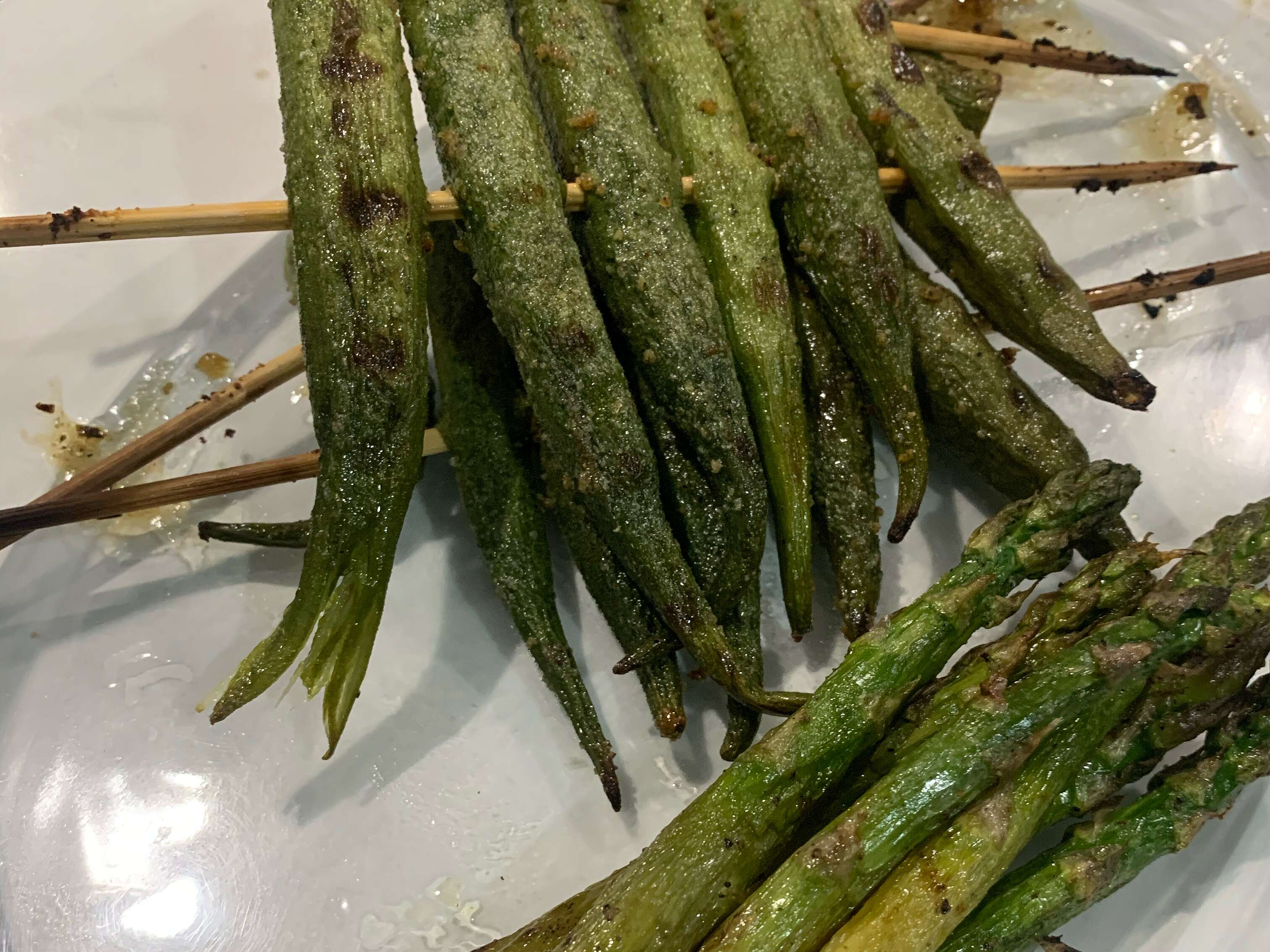Grilled Okra