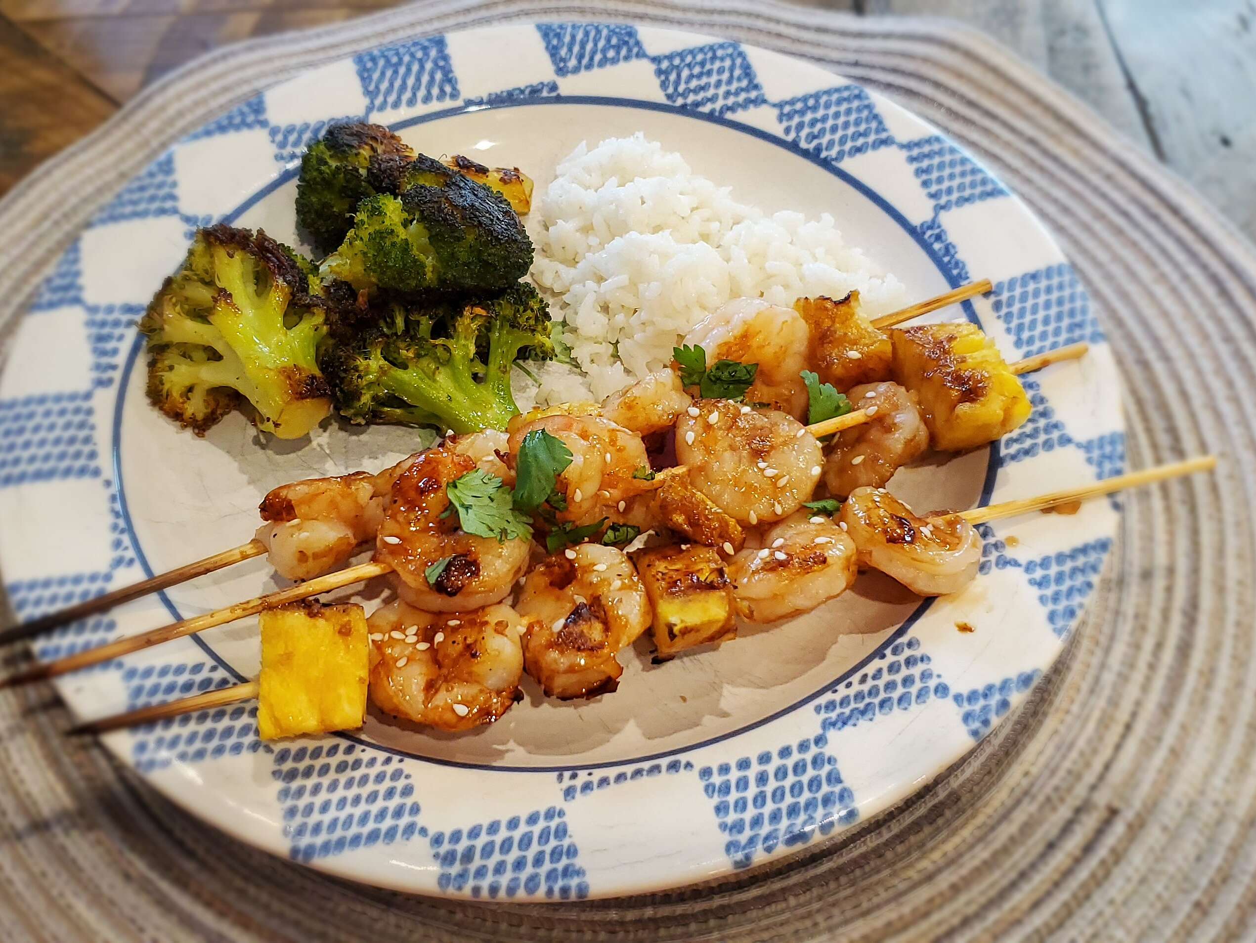 Teriyaki Grilled Shrimp Skewers