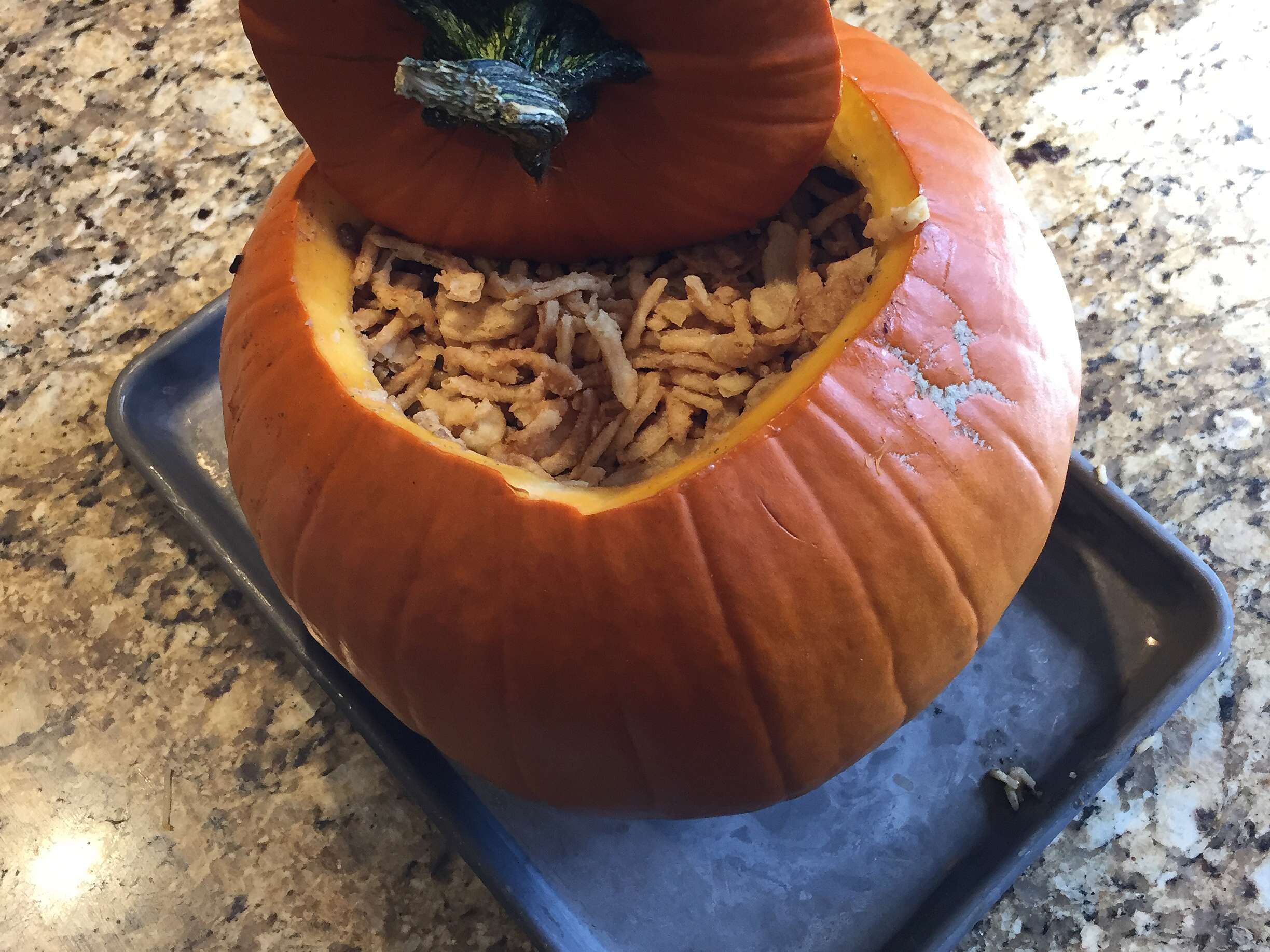 Teri39s Dinner in a Pumpkin