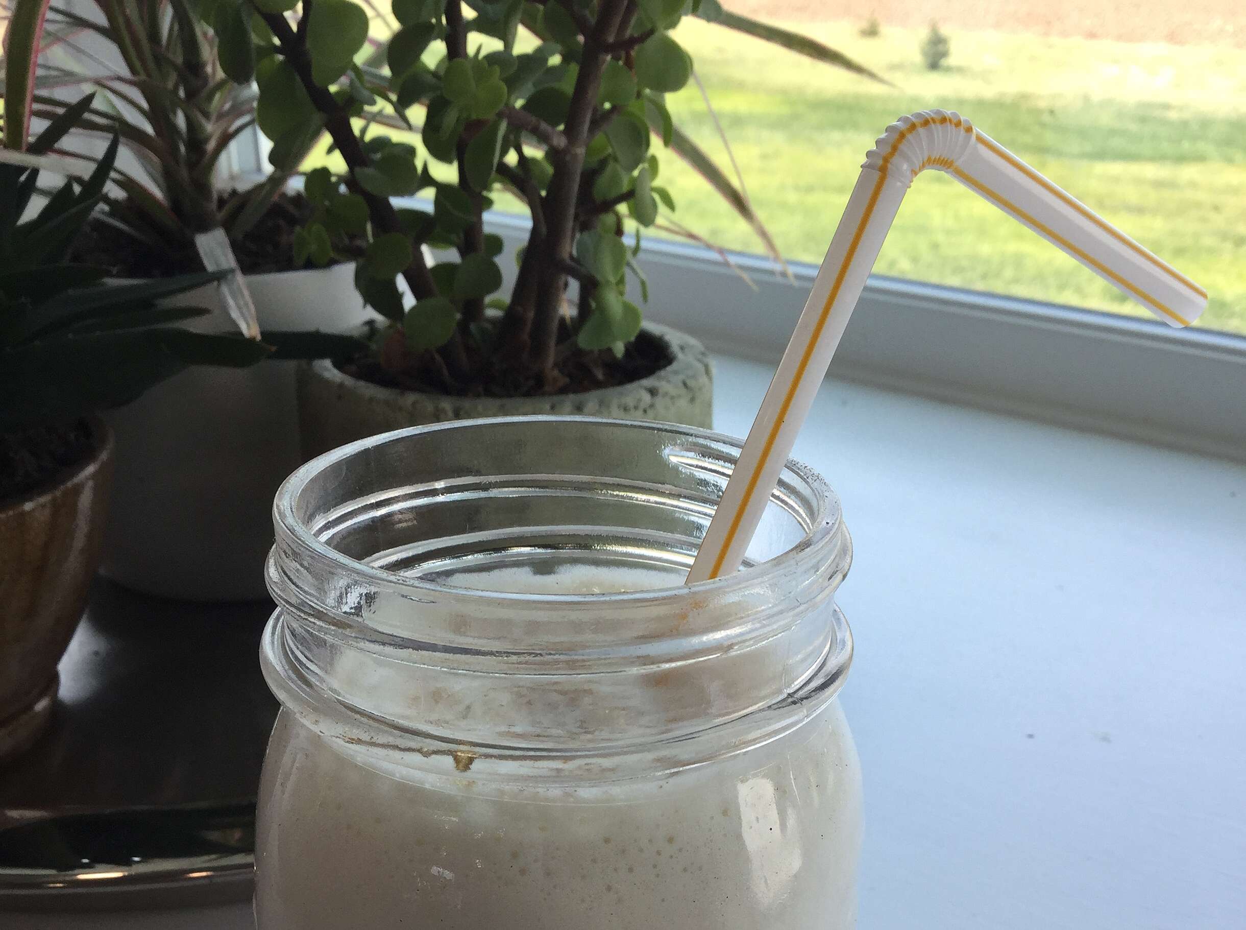 Refreshing Banana Drink