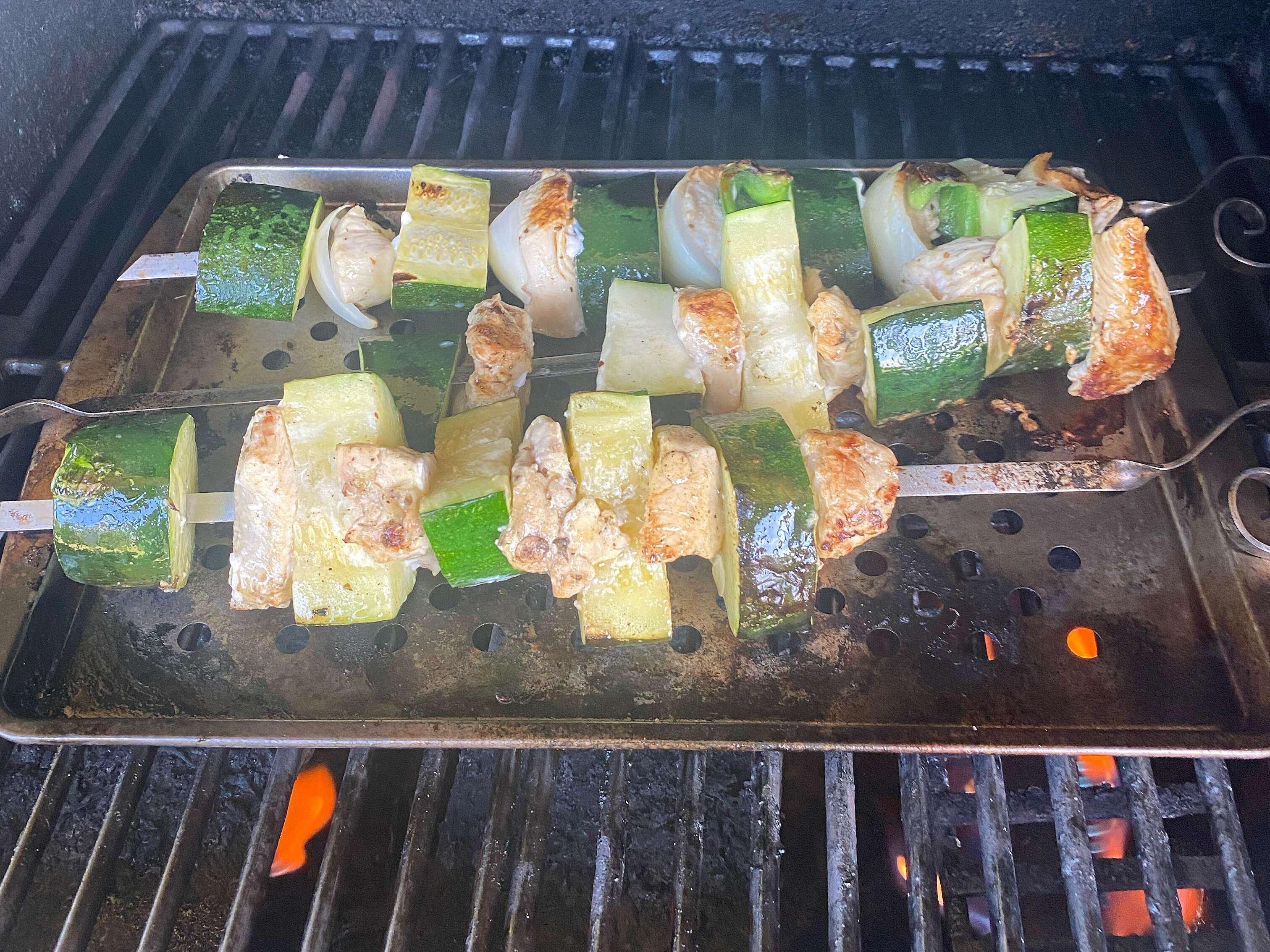 Greek Island Chicken Shish Kebabs