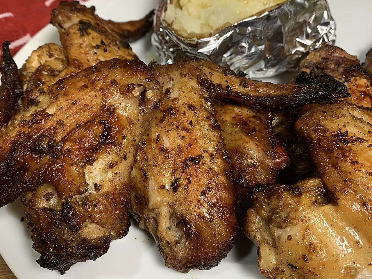 Jerk Grilled Chicken Wings