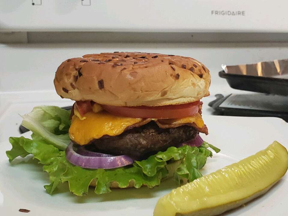 Bacon Wrapped Hamburgers