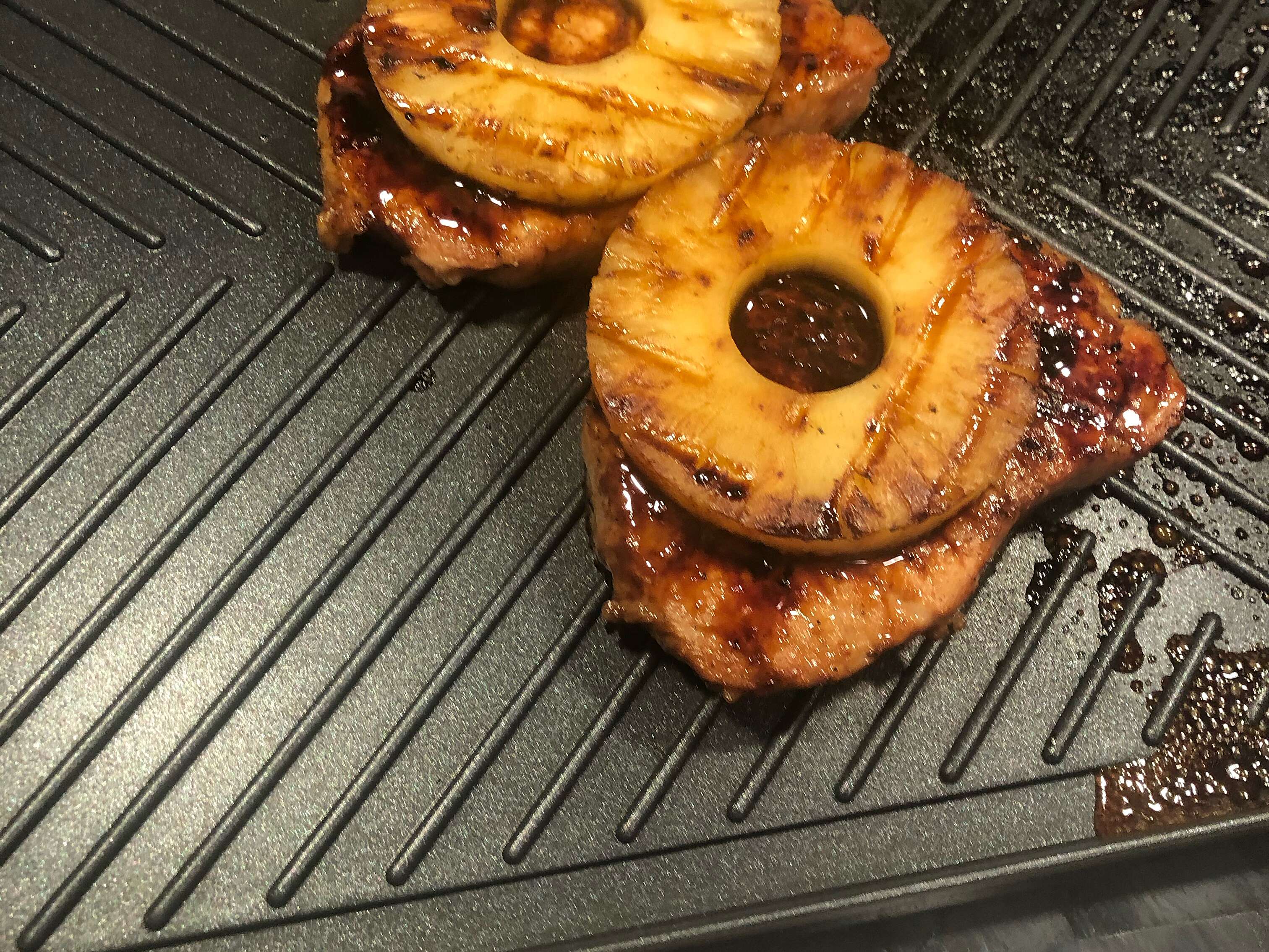 Pineapple Grilled Pork Chops